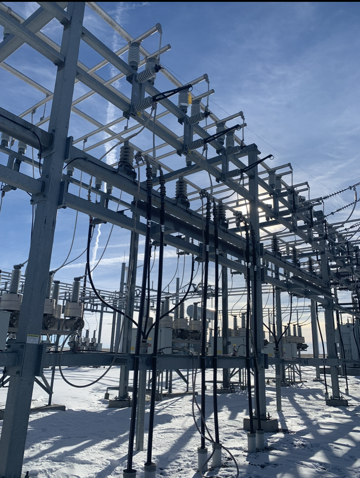 Substation construction and electrical work